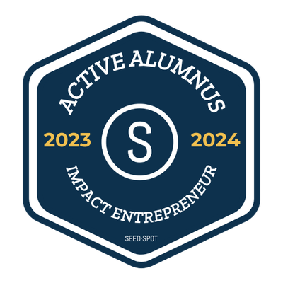 SEED SPOT 2023-2024 Active Alumnus Impact Entrepreneur 